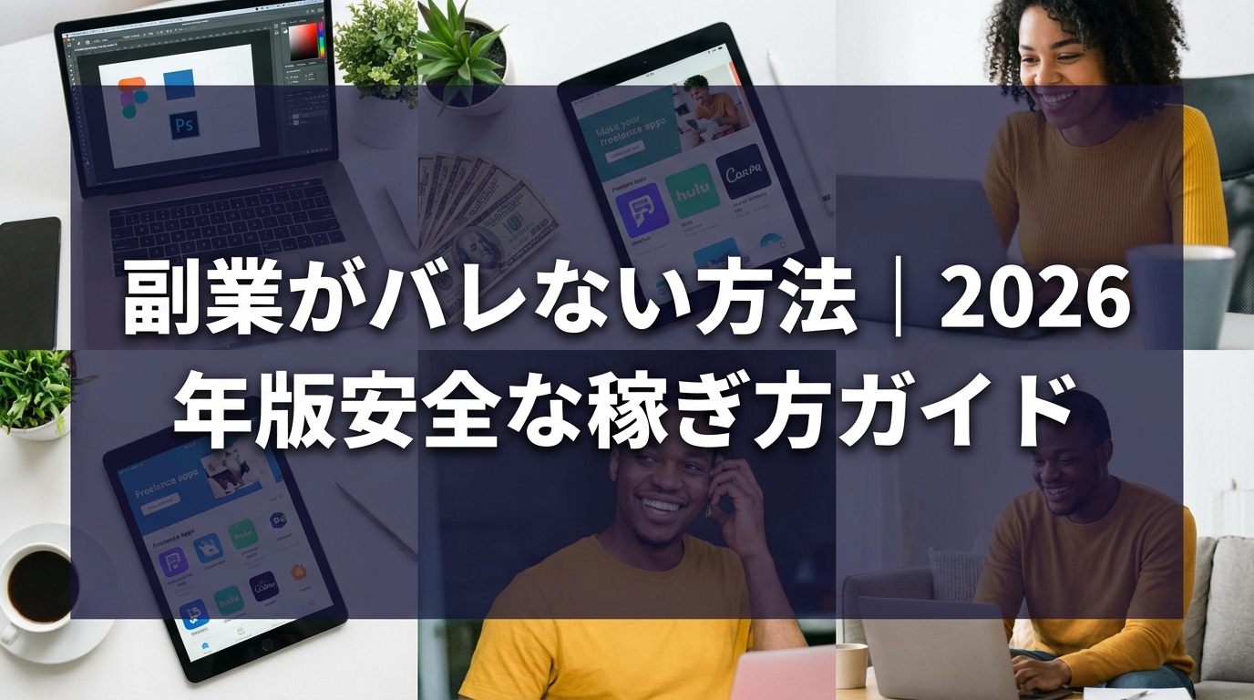副業がバレない方法｜2026年版安全な稼ぎ方ガイド