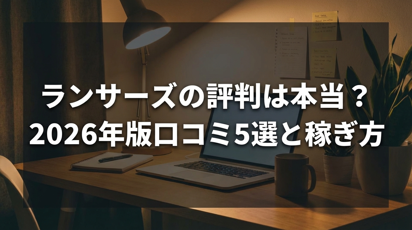 ランサーズの評判は本当？2026年版口コミ5選と稼ぎ方