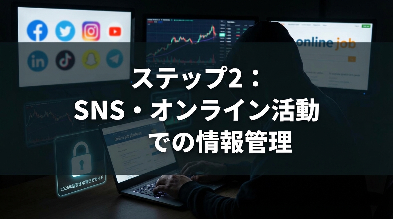 ステップ2：SNS・オンライン活動での情報管理