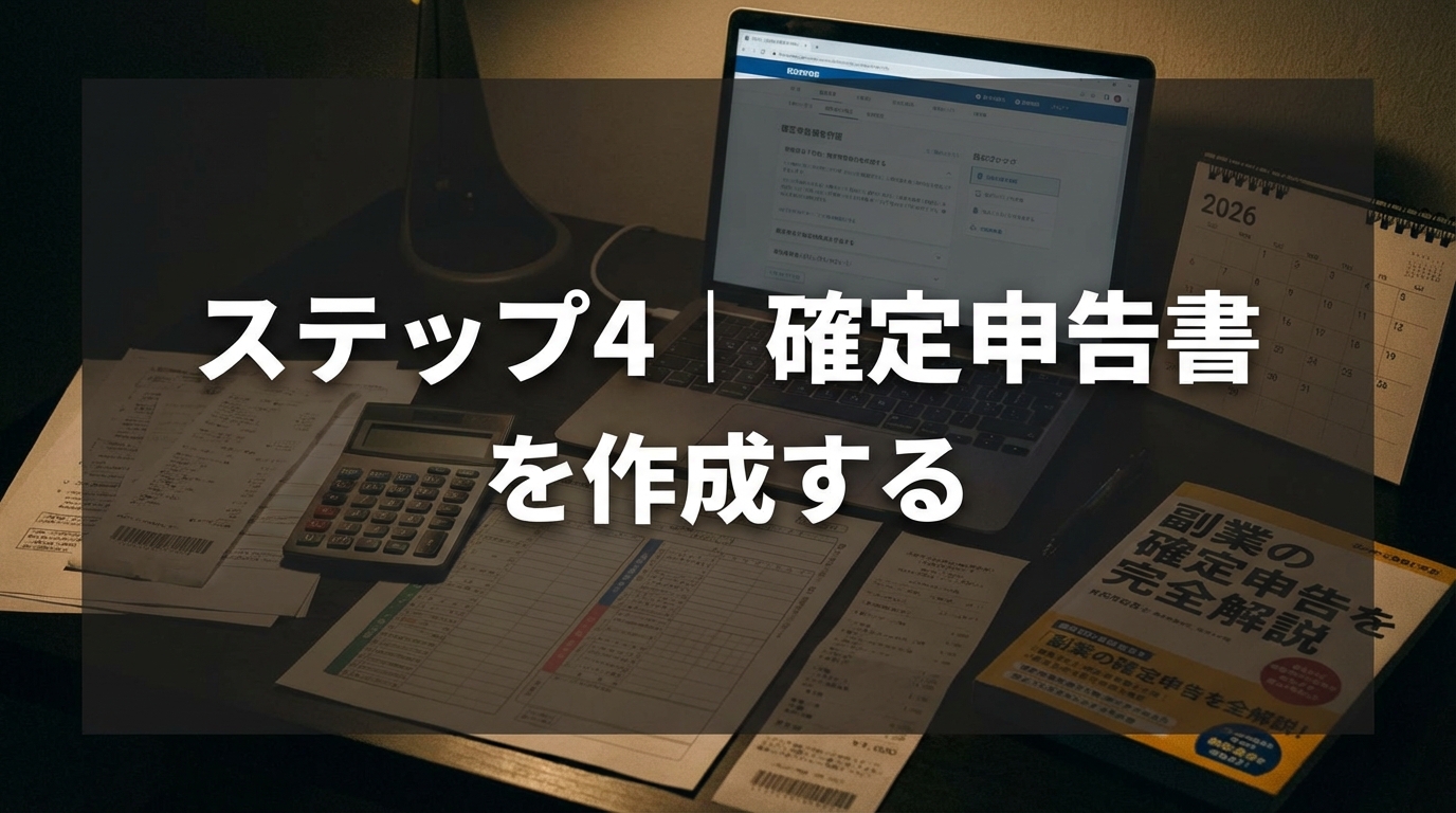 ステップ4｜確定申告書類を作成する