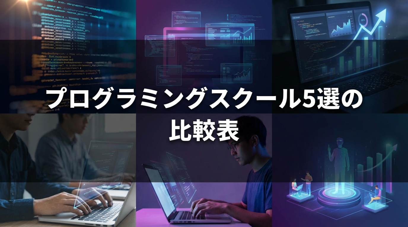 プログラミングスクール5選の比較表