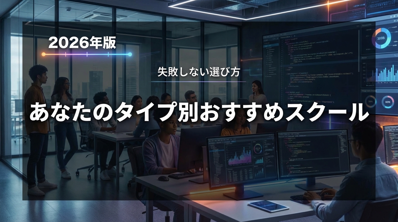 あなたのタイプ別おすすめスクール