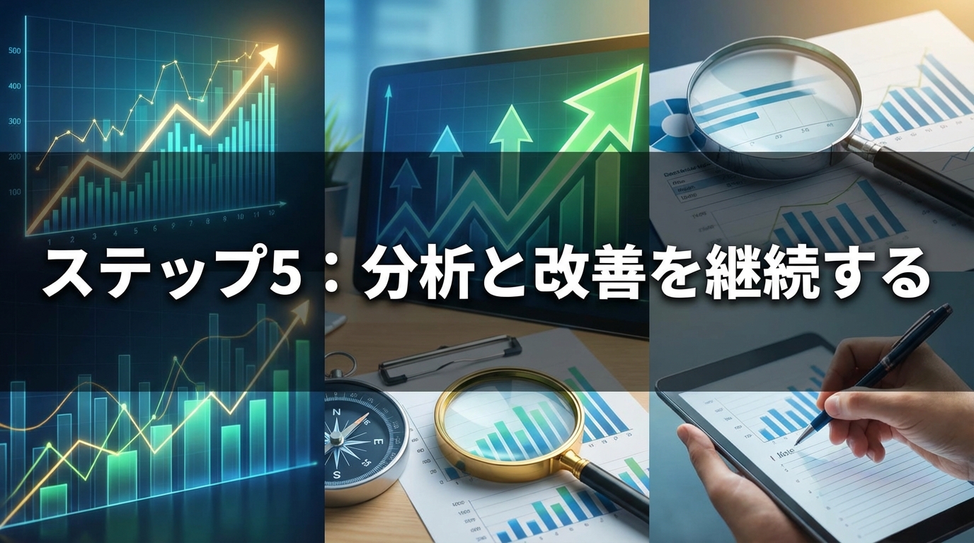 ステップ5：分析と改善を継続する