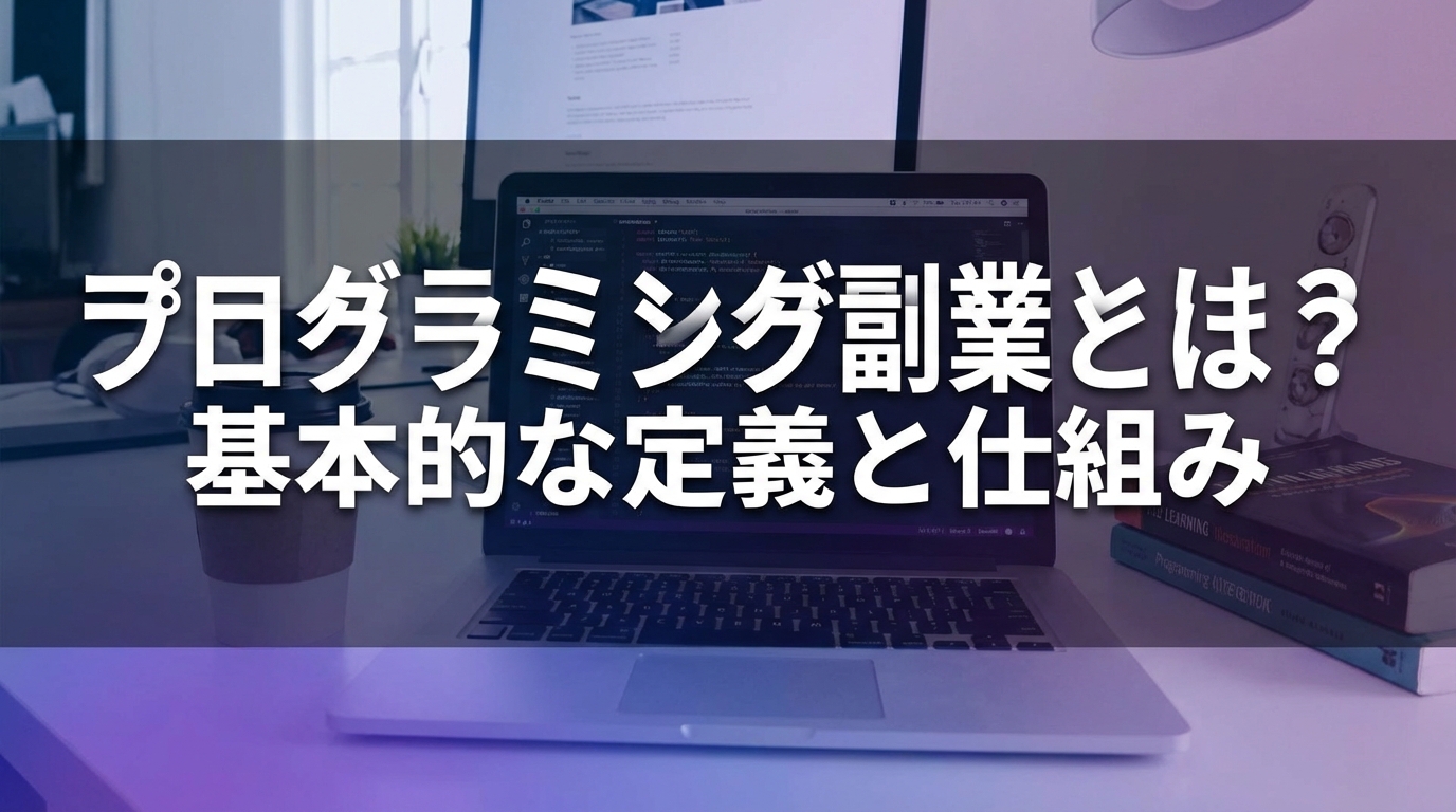 プログラミング副業とは？基本的な定義と仕組み