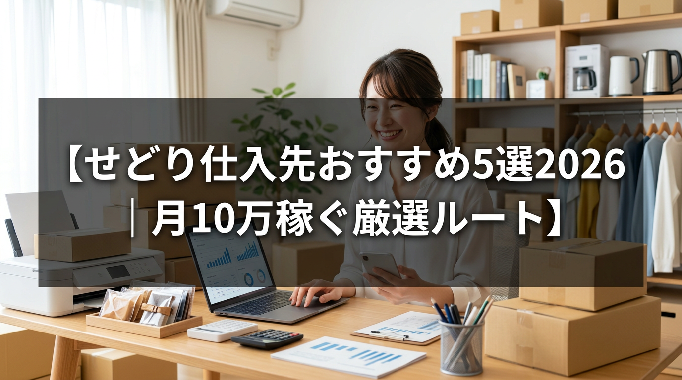 せどり仕入先おすすめ5選2026｜月10万稼ぐ厳選ルート