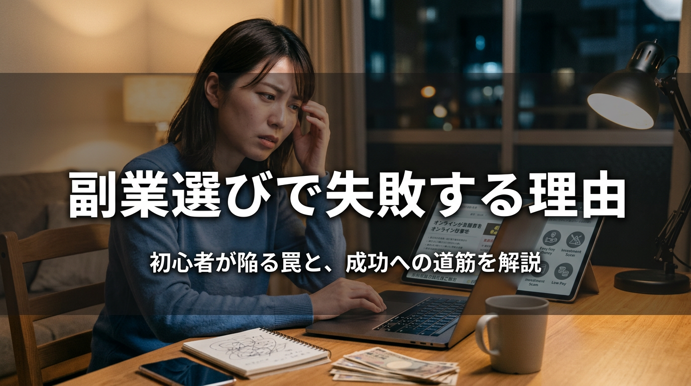 副業選びで失敗する理由