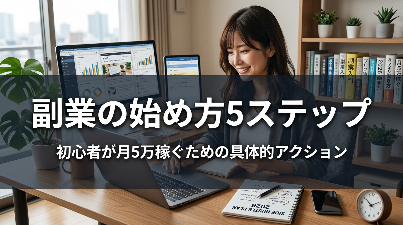 副業の始め方5ステップ