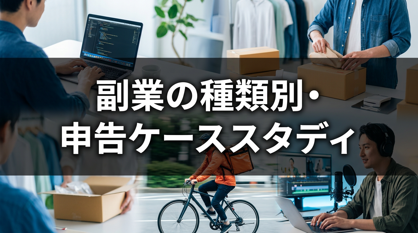 副業の種類別・申告ケーススタディ