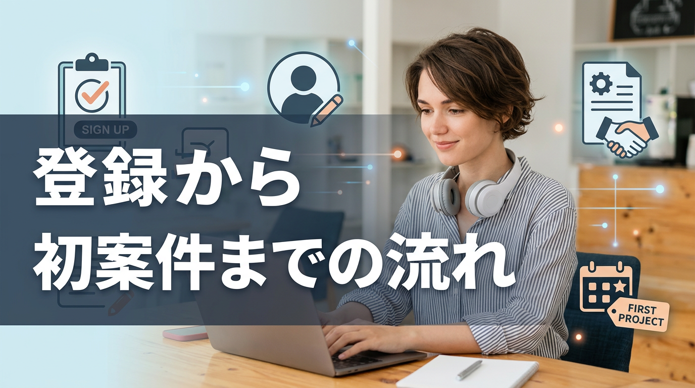 登録から初案件獲得までの流れ