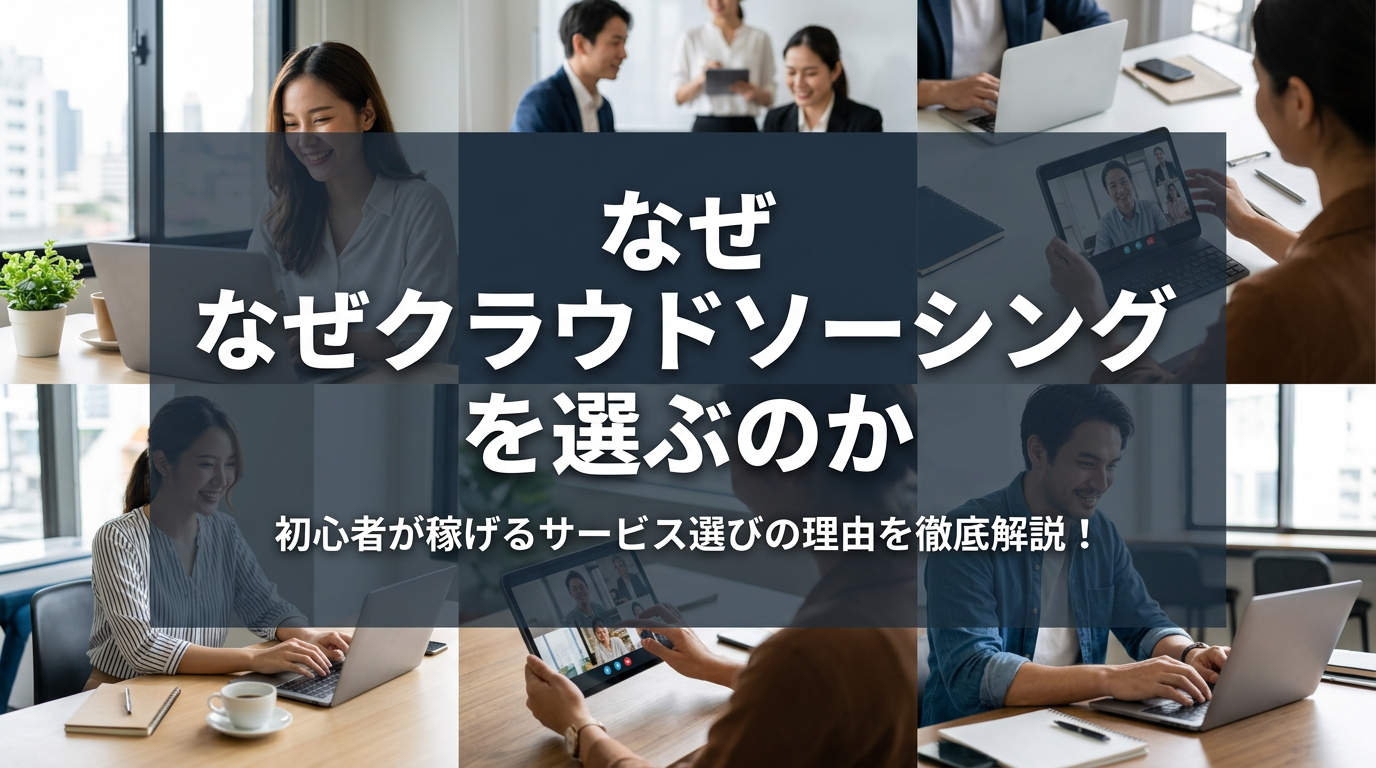 なぜクラウドソーシングを選ぶのか