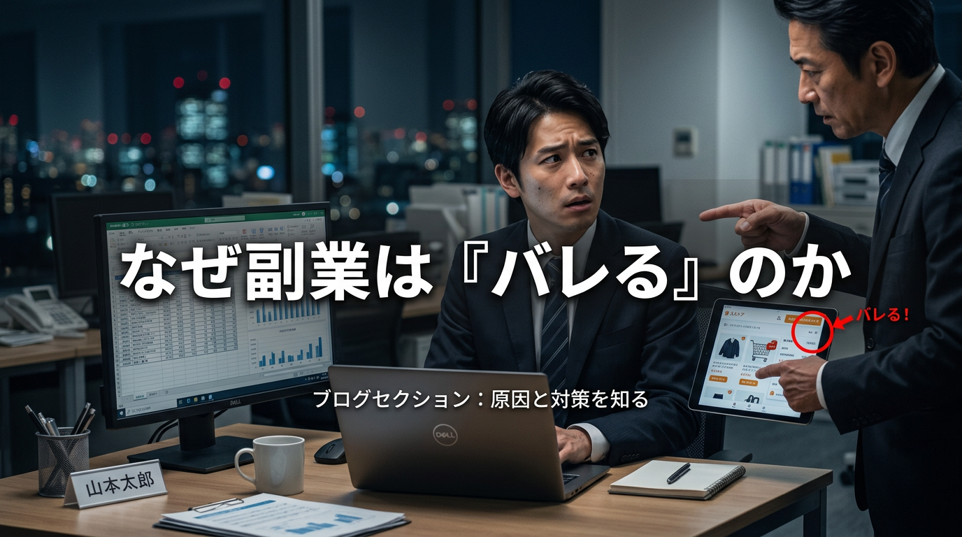 なぜ副業は『バレる』のか