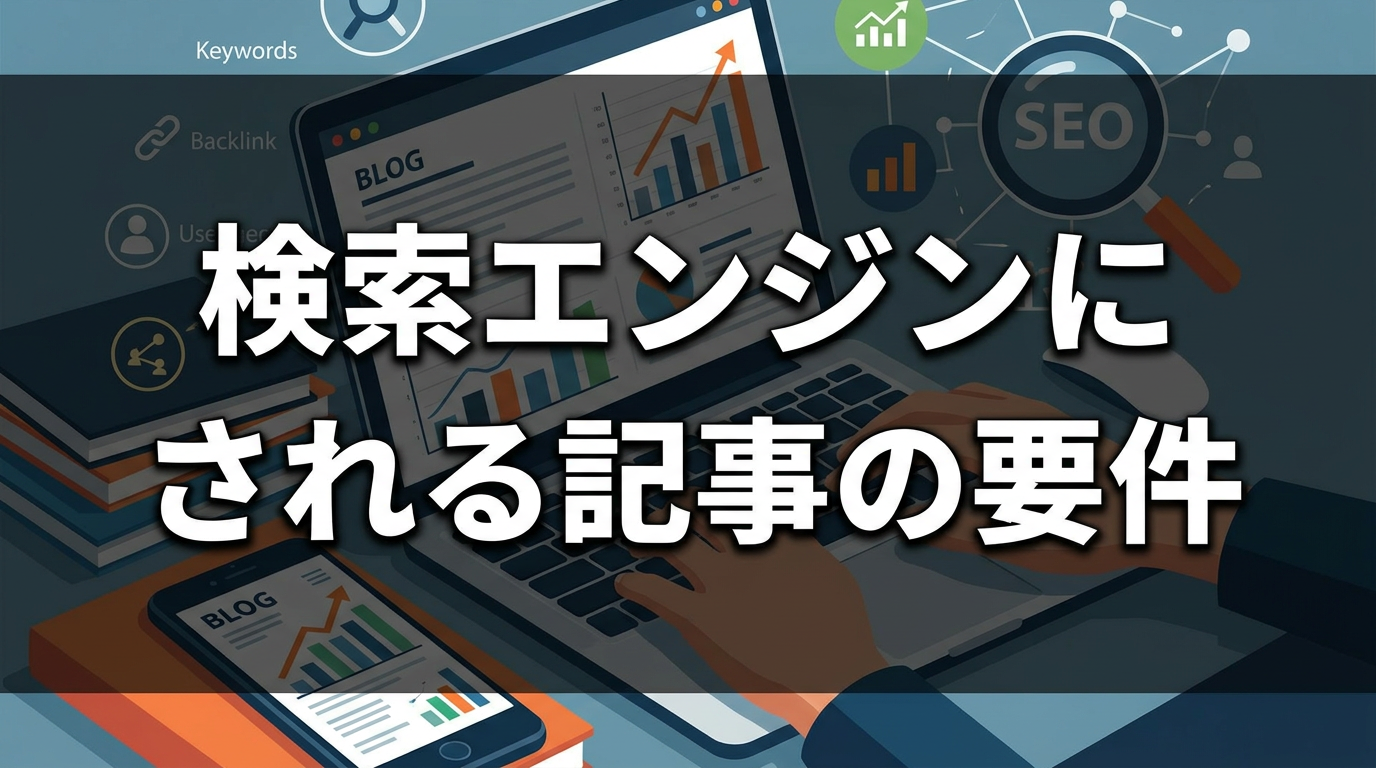 検索エンジンに評価される記事の要件