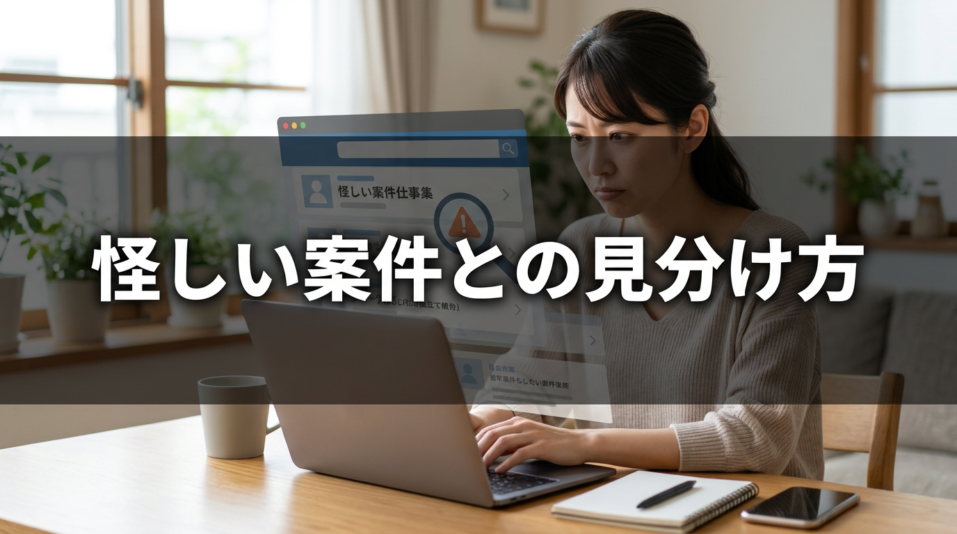 怪しい案件との見分け方