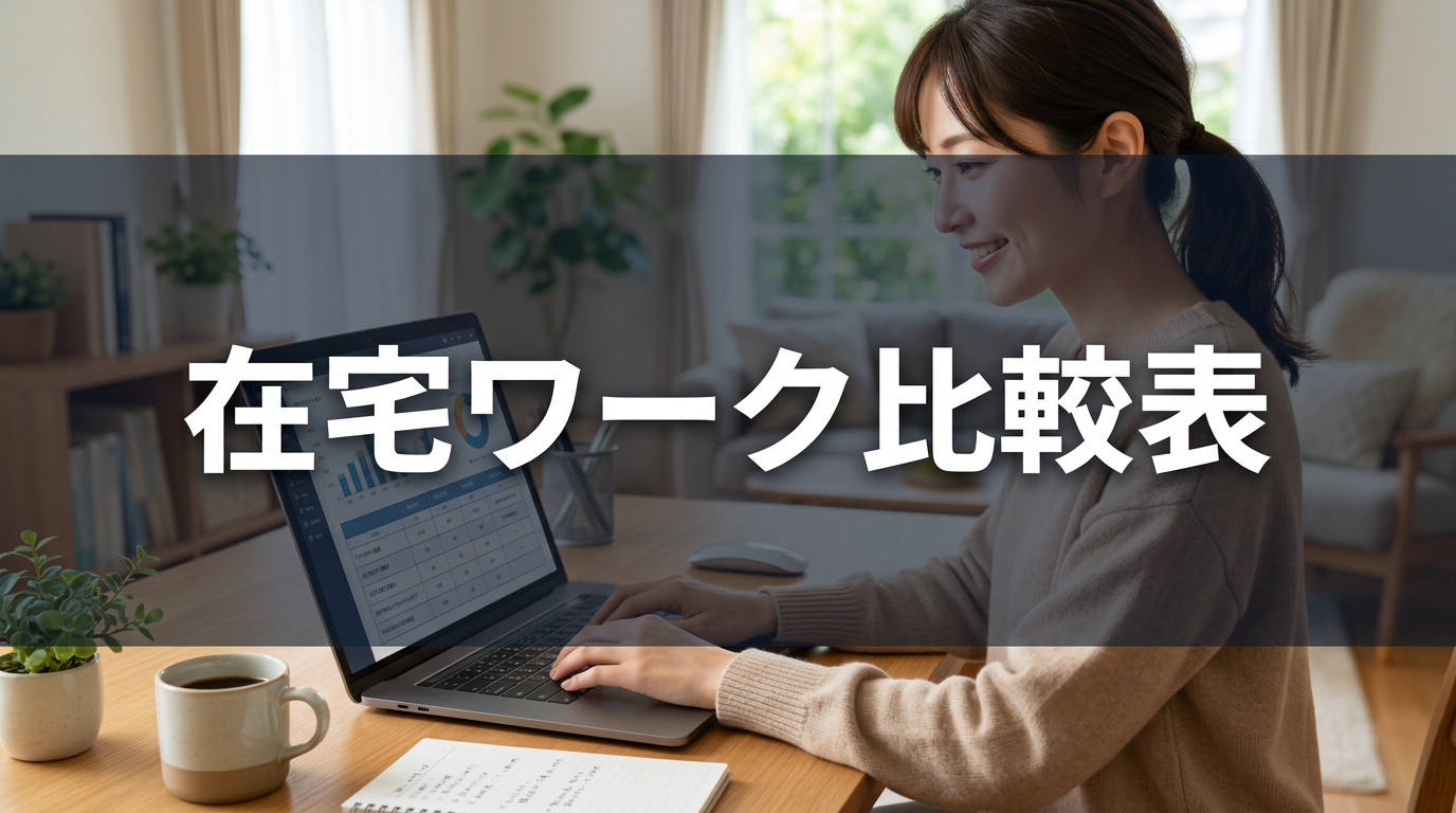 在宅ワーク比較表