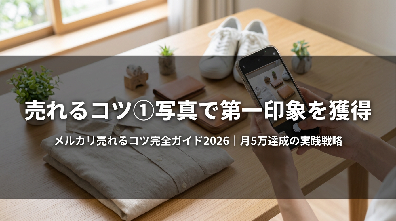 売れるコツ①写真で第一印象を獲得
