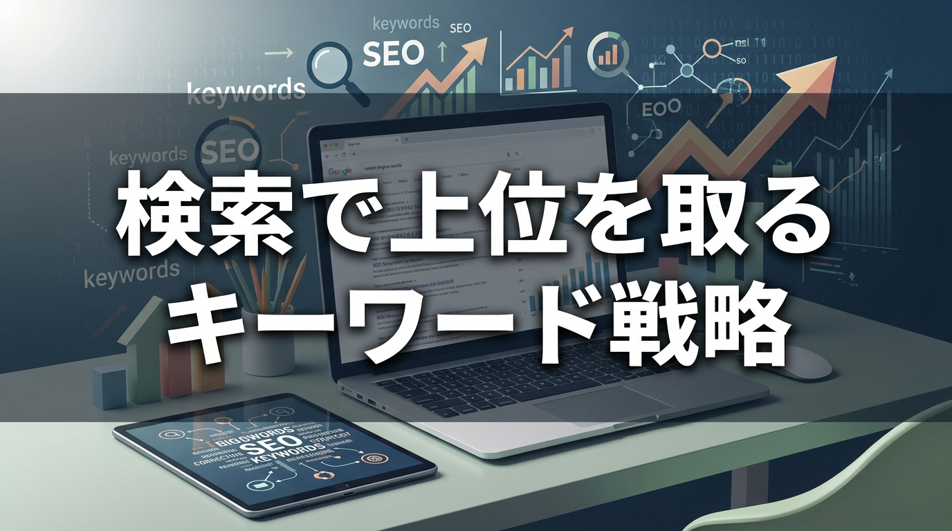 検索で上位を取るキーワード戦略